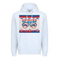White American dude Premium Hoodie - HRA Design Shop