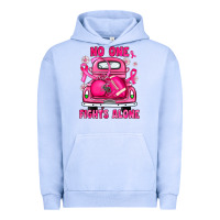 Pigment Grape Ice breast cancer no one fights alone truck football Urban Hoodie - JahusDesignShop