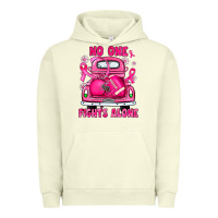 Pigment Pistachio breast cancer no one fights alone truck football Urban Hoodie - JahusDesignShop