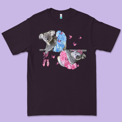 Koalas With Tutu Premium Tee Designed By Lillyallendesigns