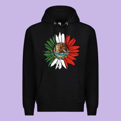 Mexico Sunflower Premium Hoodie Designed By Hra Design Shop