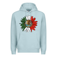Blue Mist mexico sunflower Premium Hoodie - HRA Design Shop