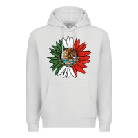 Dove Grey mexico sunflower Premium Hoodie - HRA Design Shop