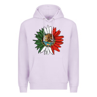 Lilac mexico sunflower Premium Hoodie - HRA Design Shop
