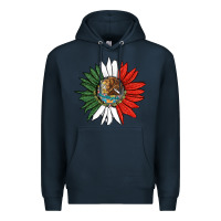Navy mexico sunflower Premium Hoodie - HRA Design Shop