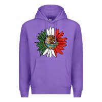 Purple mexico sunflower Premium Hoodie - HRA Design Shop