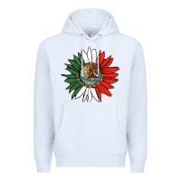 White mexico sunflower Premium Hoodie - HRA Design Shop