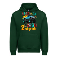 Forest Green ready to school crush 2nd grade Urban Hoodie - AdoDesignShop