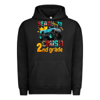 Pigment Black ready to school crush 2nd grade Urban Hoodie - AdoDesignShop