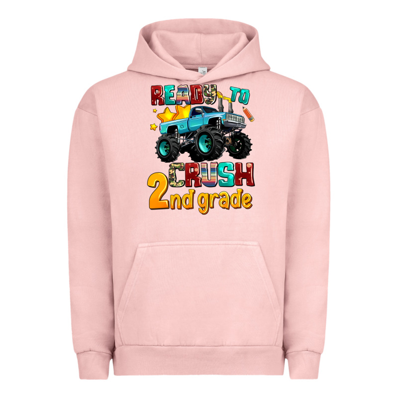 Ready To School Crush 2nd Grade Urban Hoodie by AdoDesignShop | Teevron