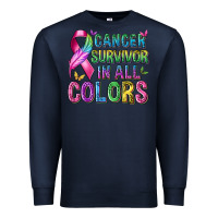 Navy cancer survivor in all colors Premium Sweatshirt - texasbilliewilder