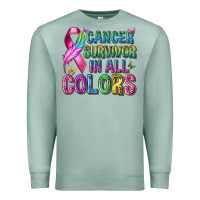 Seafoam cancer survivor in all colors Premium Sweatshirt - texasbilliewilder