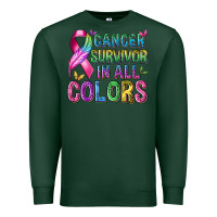 Sports Green cancer survivor in all colors Premium Sweatshirt - texasbilliewilder