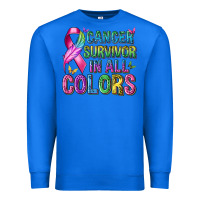 True Royal cancer survivor in all colors Premium Sweatshirt - texasbilliewilder