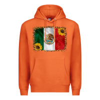 Carrot mexico flag background Premium Hoodie - HRA Design Shop