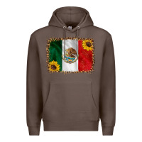Coffee mexico flag background Premium Hoodie - HRA Design Shop
