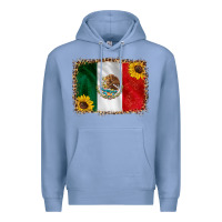 Colony Blue mexico flag background Premium Hoodie - HRA Design Shop