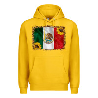 Lemon mexico flag background Premium Hoodie - HRA Design Shop