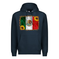 Navy mexico flag background Premium Hoodie - HRA Design Shop