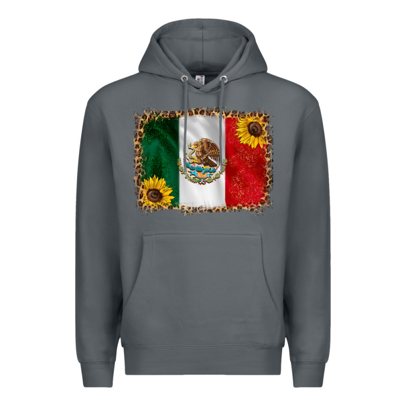 Mexico Flag Background Premium Hoodie by HRA Design Shop | Teevron
