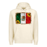 Tofu mexico flag background Premium Hoodie - HRA Design Shop