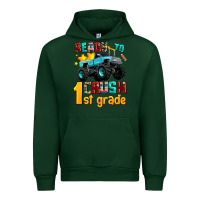 Forest Green ready to school crush 1st grade Urban Hoodie - AdoDesignShop
