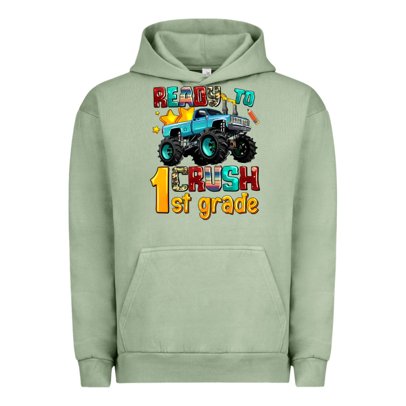 Ready To School Crush 1st Grade Urban Hoodie by AdoDesignShop | Teevron