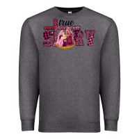 Charcoal Heather Pink Christmas true story holy family Premium Sweatshirt - RanaPortraitStore