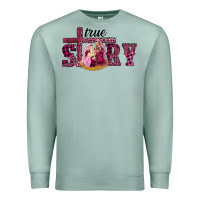 Seafoam Pink Christmas true story holy family Premium Sweatshirt - RanaPortraitStore