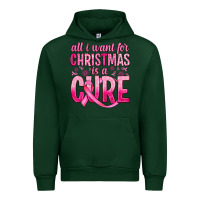 Forest Green all i want for christmas is a cure Urban Hoodie - JahusDesignShop