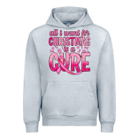 Heather Grey all i want for christmas is a cure Urban Hoodie - JahusDesignShop