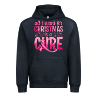 Navy all i want for christmas is a cure Urban Hoodie - JahusDesignShop