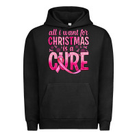 Pigment Black all i want for christmas is a cure Urban Hoodie - JahusDesignShop