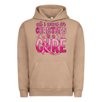 Pigment Burro all i want for christmas is a cure Urban Hoodie - JahusDesignShop
