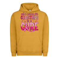 Pigment Peanut Butter all i want for christmas is a cure Urban Hoodie - JahusDesignShop