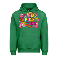 Emerald breast cancer go fight cure softball Urban Hoodie - JahusDesignShop