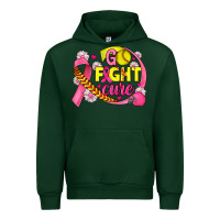 Forest Green breast cancer go fight cure softball Urban Hoodie - JahusDesignShop