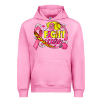 Fuchsia Pink breast cancer go fight cure softball Urban Hoodie - JahusDesignShop