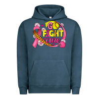 Pigment Midnight Navy breast cancer go fight cure softball Urban Hoodie - JahusDesignShop
