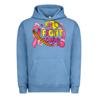 Pigment Pebble Blue breast cancer go fight cure softball Urban Hoodie - JahusDesignShop