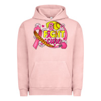 Pigment Salmon breast cancer go fight cure softball Urban Hoodie - JahusDesignShop