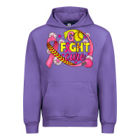 Breast Cancer Go Fight Cure Softball Urban Hoodie | Teevron