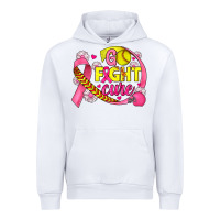 White breast cancer go fight cure softball Urban Hoodie - JahusDesignShop