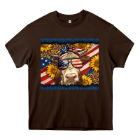 Western 4th Of July Cow Heavy Core Tee | Teevron