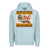 Blue Mist god bless america square coaster Premium Hoodie - HRA Design Shop
