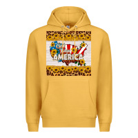 Mustard god bless america square coaster Premium Hoodie - HRA Design Shop