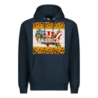 Navy god bless america square coaster Premium Hoodie - HRA Design Shop