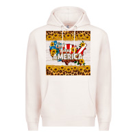 Pale Pink god bless america square coaster Premium Hoodie - HRA Design Shop