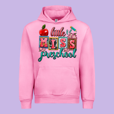 Little Miss Preschool Urban Hoodie Designed By Adodesignshop