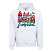 White little miss preschool Urban Hoodie - AdoDesignShop